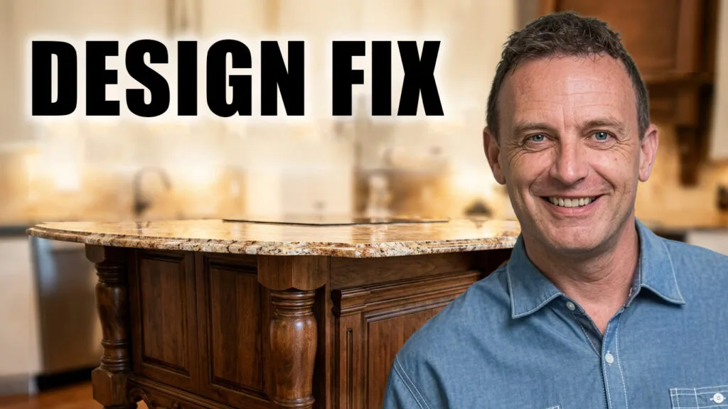 Make kitchen island look like custom furniture